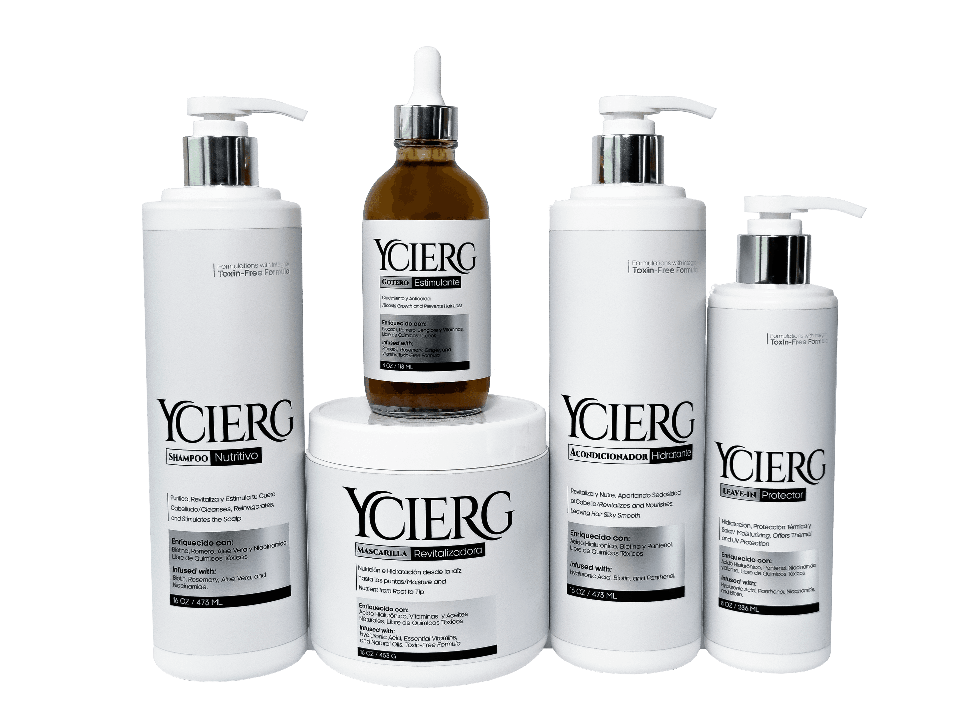 Kit Completo YCIERG - Crecimiento y Reparación Capilar